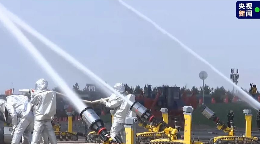 “應(yīng)急使命•2022”|我公司大批消防機(jī)器人參加國家級(jí)特大規(guī)模實(shí)戰(zhàn)化演習(xí)